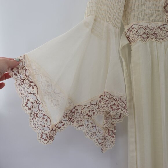 Vintage 1970s Hippie Boho Style Dress - Picture 3 of 11